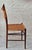 Teak Dining Chairs with Patinated Cane Seats and Backs after Gio Ponti, Italy, 1950s, Set of 4 For Sale - Image 4 of 16