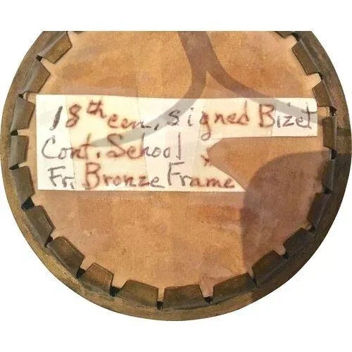 18th Century 18th-C. Portrait of a Woman on Porcelain For Sale - Image 5 of 5