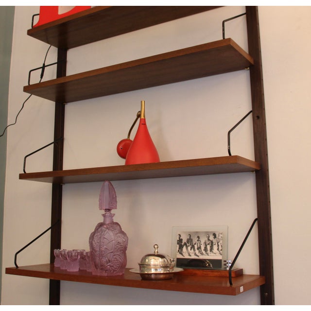 Mid-Century Royal System Wall Shelf by Poul Cadovius for Cado, Denmark, 1960s For Sale - Image 10 of 15