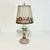 1950s 1950s Vintage Boho Chic Farmhouse Calico Floral Small Tole Table Lamp. For Sale - Image 5 of 13