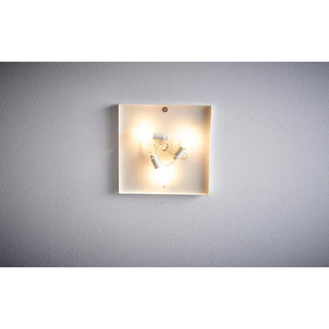 Flush Mount in Blue Glass, Italy, 1960s For Sale - Image 6 of 8