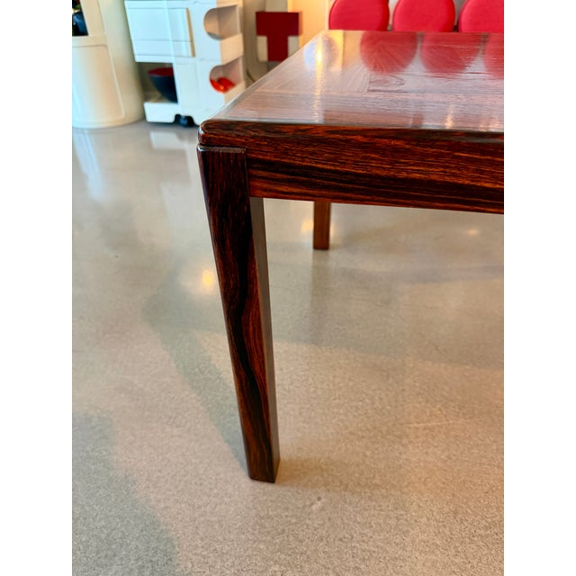 Wood 1960s Danish Henning Kjærnulf for Vejle Stole Og Mid-Century Modern Rosewood Side Table For Sale - Image 7 of 18