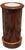 Antique Biedermeier Flame Mahogany Marble Top Column Pedestal Table.
