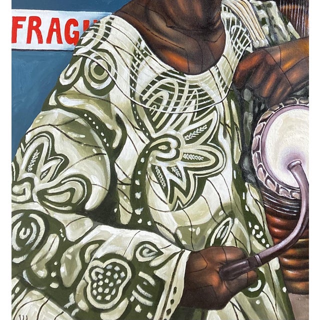 "Fragile Heritage", Acrylic Painting on Canvas, 2025 For Sale - Image 4 of 4