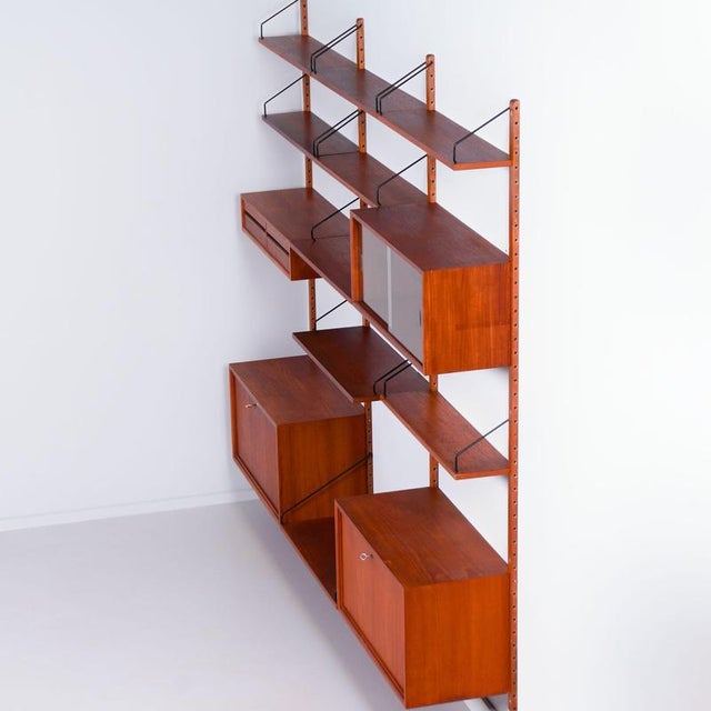 Cado Royal System Wall Unit by Poul Cadovius for Cado, Denmark, 1960s For Sale - Image 4 of 11