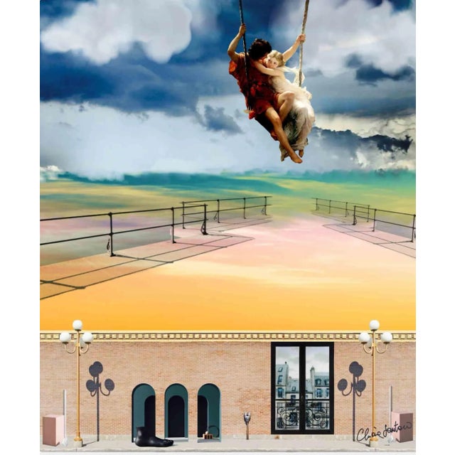 Love Renaissance is a beautiful print on canvas of a digital collage realized in 2019 by the Italian artist Chiara...