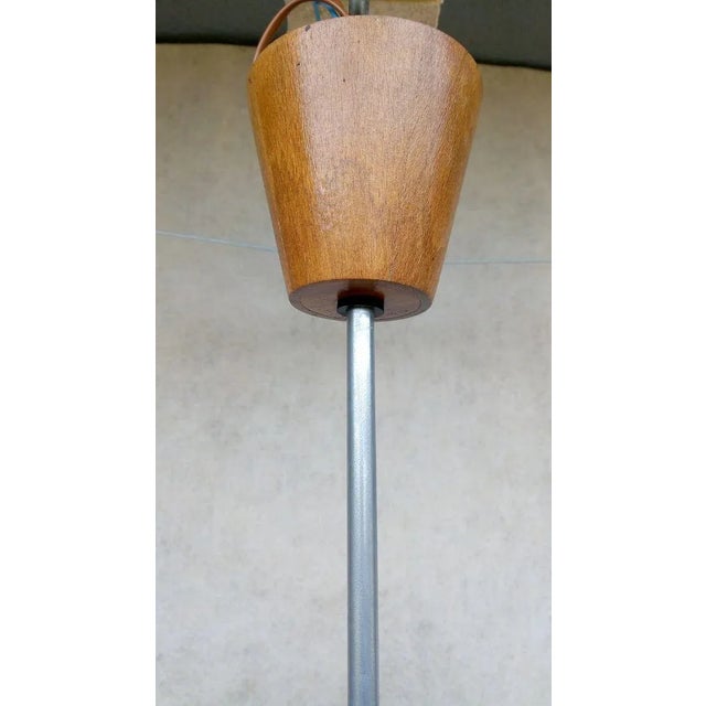 Brown Vintage Chandelier by Drevo Humpolec for Inva Litomerice, 1970s For Sale - Image 8 of 12