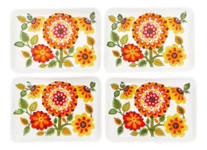 Santa Catarina Dessert Plates by Schmidt Porcelain, 1970s, Set of 4