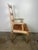 Set of Eight French Country Ladder Back Dining W/ Rush Seats For Sale In Los Angeles - Image 6 of 12