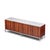 Wood Florence Knoll Mid Century Rosewood, Marble and Chrome Executive Cabinet Credenza For Sale - Image 7 of 7