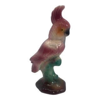 Mid 20th Century Cockatoo Figurine For Sale