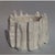 5.9" by 7" by 6.7" One-of-a-Kind Neutral Palette Hand Built Glazed Ceramic Planters by Diane Grant - Set of 2 / Plant Stands For Sale - Image 10 of 12