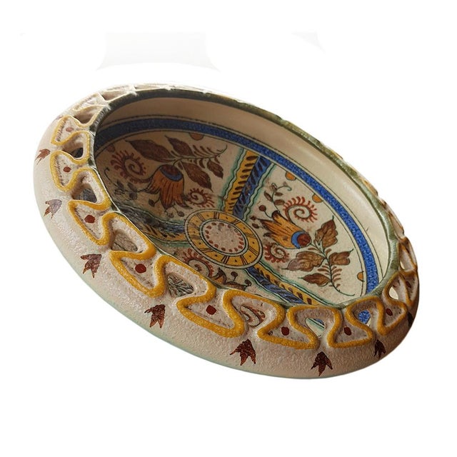 Hand-Painted Ceramic Bowl by Joma For Sale - Image 5 of 13