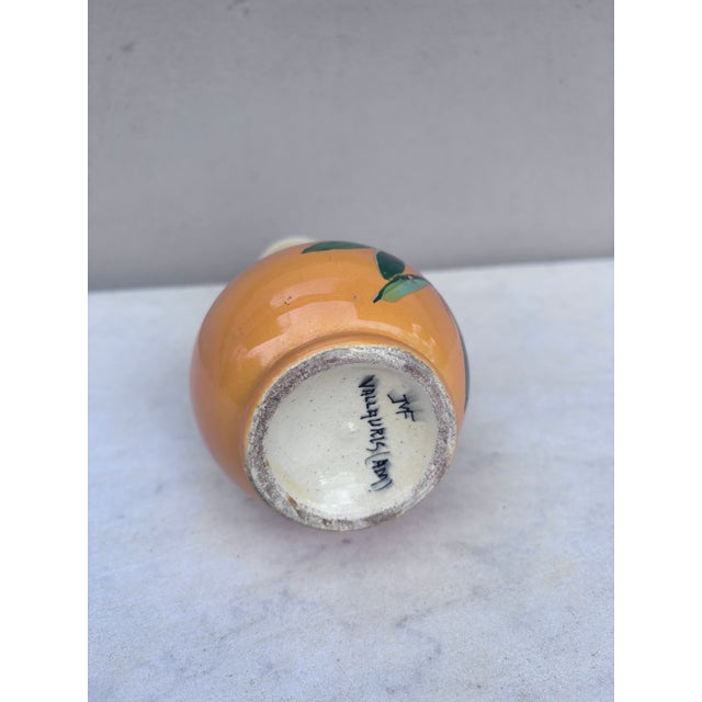 Majolica Vase With Cicada & Olives Sicard, Circa 1950 For Sale In Austin - Image 6 of 6