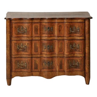 19th Century French Regency Style Oak Commode For Sale