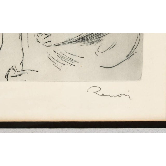 Signed Pierre-Auguste Renoir "Étude Pour Une Baigneuse" Etching For Sale In Greensboro - Image 6 of 9
