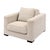 Vintage Roche Bobois Cream Cord Armchairs For Sale - Image 9 of 11