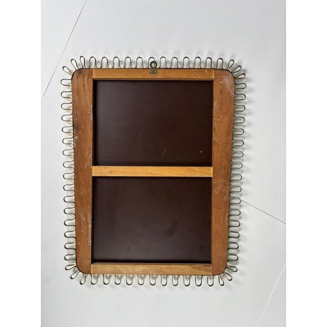 Brass Mirror in the style of Josef Frank, 1950s For Sale - Image 12 of 16