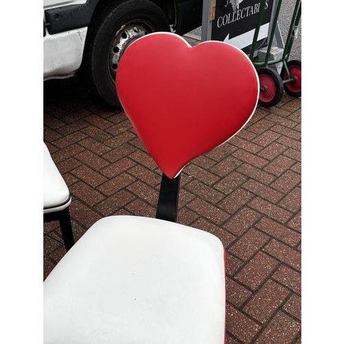 Mid-Century Modern Card Suit Dining Chairs, Set of 4 For Sale - Image 6 of 9