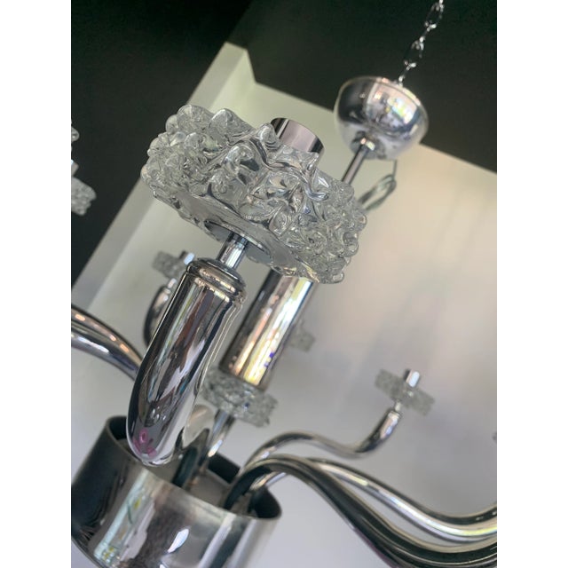 2020s Contemporary Chandelier in Murano Glass With "Rostrato" Cup For Sale - Image 5 of 13