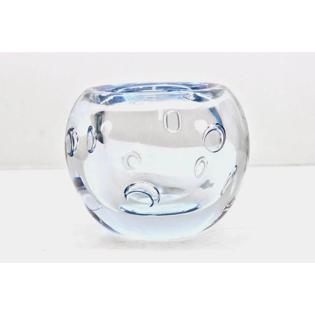 Glass Mid-Century Bowl by Gunnar Nylund for Strömbergshyttan For Sale - Image 7 of 7