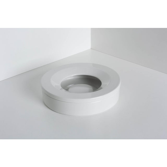 White Angelo Mangiarotti “Barbados” Ashtray in White Ceramic, Italy, 1960s For Sale - Image 8 of 12
