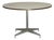 1960s MCM Eames Style 4' Round Table Metal Base For Sale