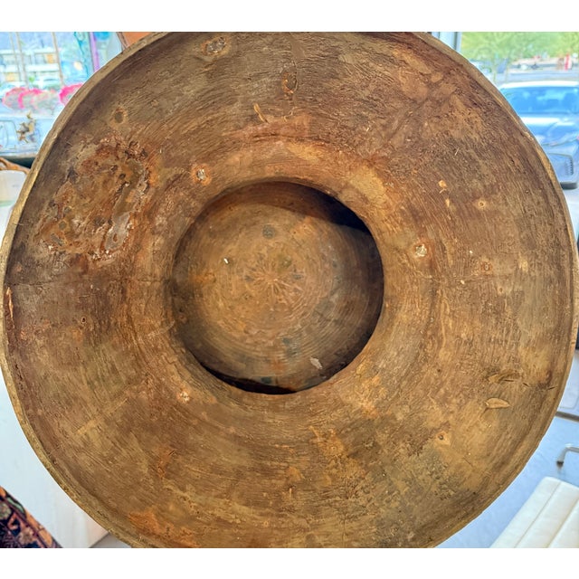 Early 20th Century Southeast Asian Gilded Buddha Sculpture on Bronze Rain Drum Base For Sale - Image 12 of 18