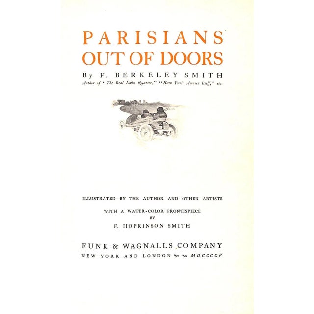 SMITH, F. Berkeley [280] pp. Funk & Wagnalls Company 1905 8" x 5 1/4" A charming, descriptive volume on the daily outdoors...