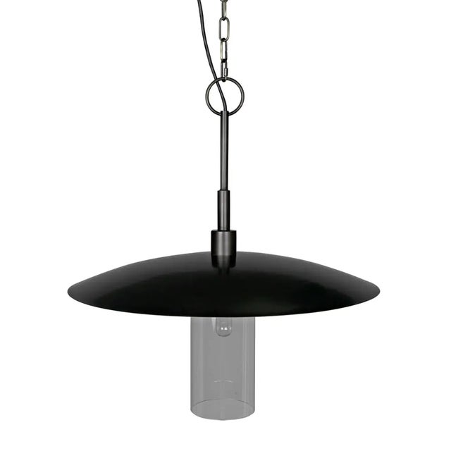 Noir NOIR Anton Pendant, Metal with Aged Brass Finish For Sale - Image 4 of 6
