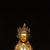 Bronze Vintage Gilt Bronze Ksitigarbha Bodhisattva Statue Buddhist Deity 12.2" For Sale - Image 8 of 9