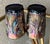 Circa 1969 St. Clair Glass Inverted Fan & Feather Carnival Reproduction Iridescent Glass Tumblers – A Pair For Sale - Image 16 of 18