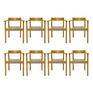 Set of 8 Dining Chairs by Axel Larsson for Balzar Beskow, 1970 For Sale