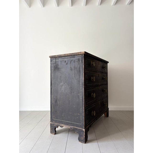 Regency Chest of Drawers with Geometric Stencilling For Sale - Image 10 of 14