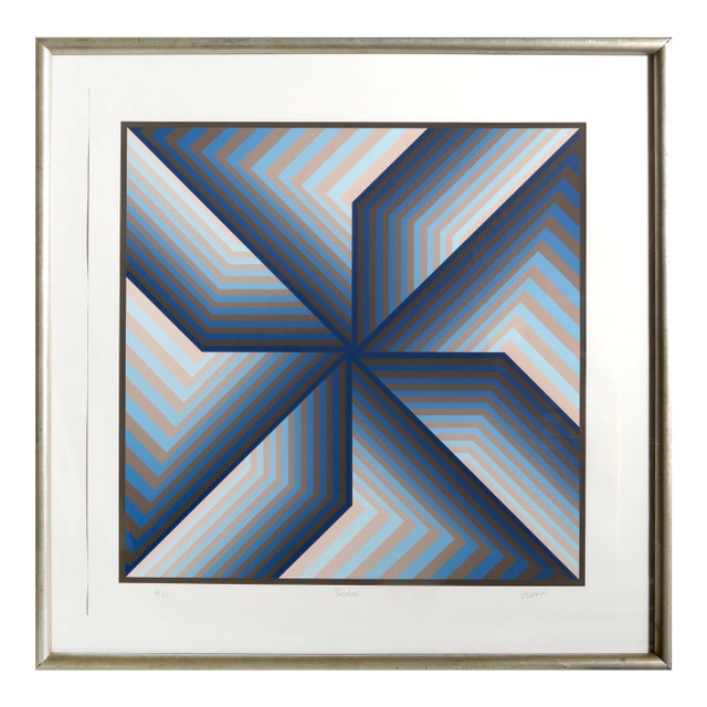 Pinwheel, Jurgen Peters Screen Print For Sale