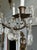 Glass Pair of Maison Bagues Patinated Iron and Rock Crystal Chandeliers For Sale - Image 7 of 9
