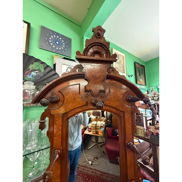Eastlake Victorian Hall Tree Circa 1870 For Sale - Image 4 of 7