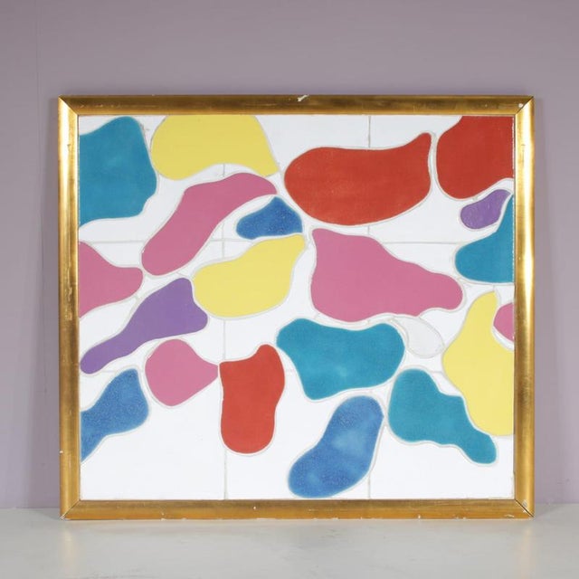 Framed Ceramic Arwork by Jan Snoeck, Netherlands, 1990s For Sale - Image 6 of 8
