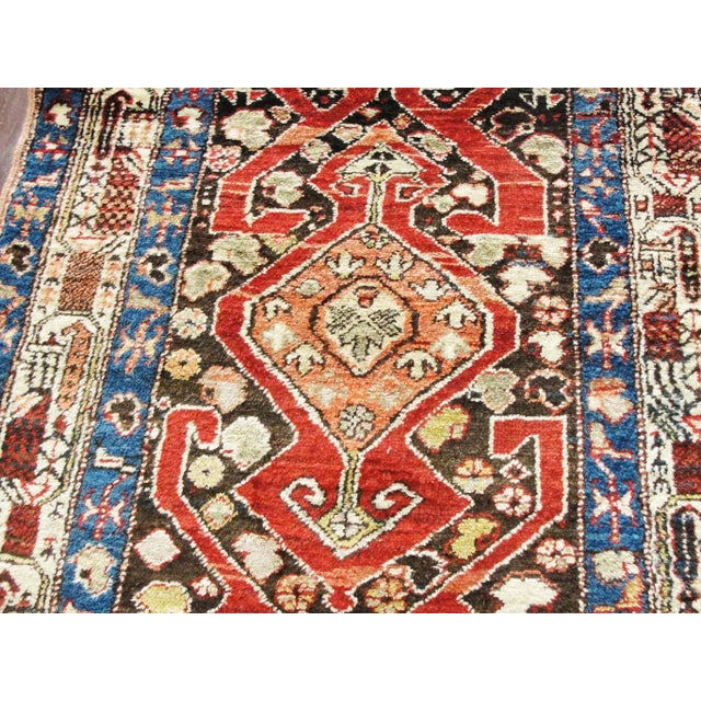 Antique Northwest Persian Runner, C-1900's, 3'6" × 13'8" For Sale - Image 10 of 11
