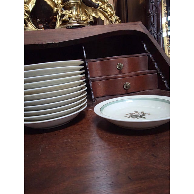 1980s Royal Copenhagen Quaking Grass Pattern Plates For Sale - Image 5 of 6