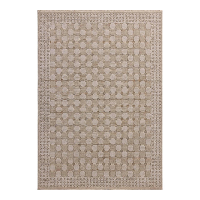 Amber Lewis x Loloi Cali Taupe / Natural 3'-6" x 5'-6" Accent Rug For Sale
