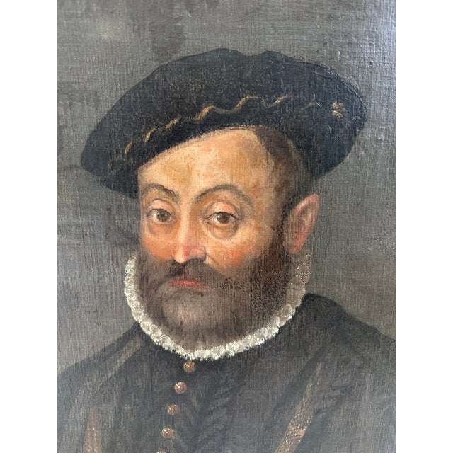 Traditional Large-Scale Late 19th–Early 20th Century European Historicist Portrait Painting For Sale - Image 3 of 11