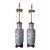 Vintage Chinese Porcelain Hollywood Regency Lamps - a Pair For Sale