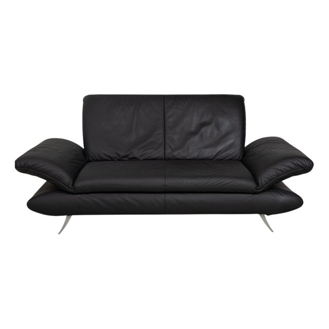 Rossini 2-Seater Sofa in Dark Grey Leather from Koinor For Sale