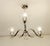 Silver Art Deco Chandelier in Glass and Nickel, 1920s For Sale - Image 8 of 8