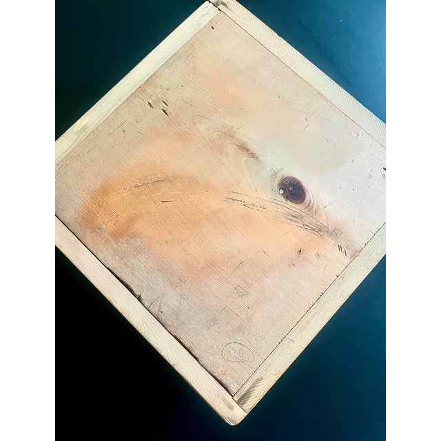 19th C. Gustavian Scrubbed Birch Table Box For Sale - Image 12 of 12