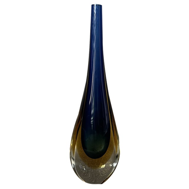 Murano Glass Vase by Flavio Poli for Seguso, 1960s For Sale