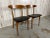 Kurt Østervig Chairs for Brande Møbelindustri Solid teak with original black vinyl. The curved back makes these very...