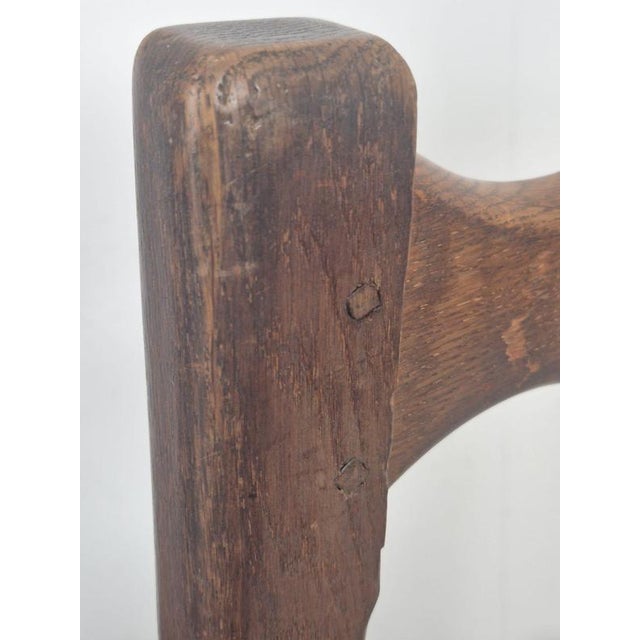 Rustic Chairs with Slatted Backs, Set of 6 For Sale - Image 6 of 12