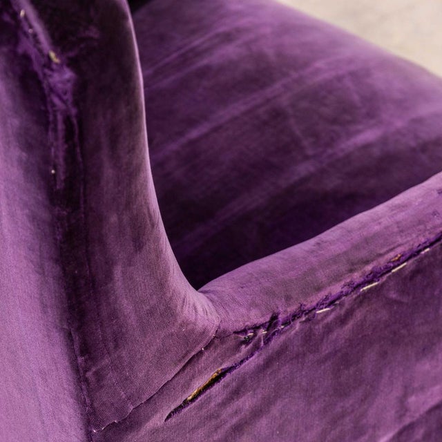 Single Deep Scallop Back Armchair, 1920s For Sale - Image 10 of 11